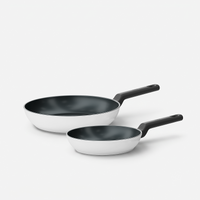 Serpenyő készlet Meda 5.0 Economy, ø 20 cm + ø 26 cm, 2 db - Tapadásmentes kerámia bevonatú serpenyők, krémszínű