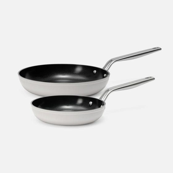 Serpenyő szett Meda 4.0, ø 20 cm + ø 26 cm, 2 db - Serpenyők tapadásmentes kerámia bevonattal, szürke
