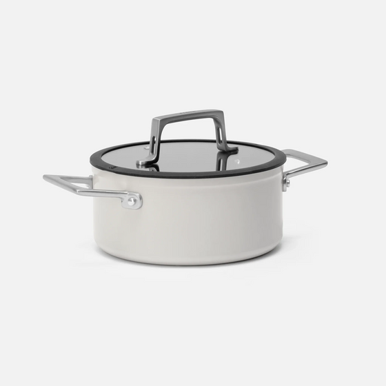 Fazék Meda 4.0, ø 20 cm (2,4 l) - Tapadásmentes fazék kerámia bevonattal fedővel, szürke