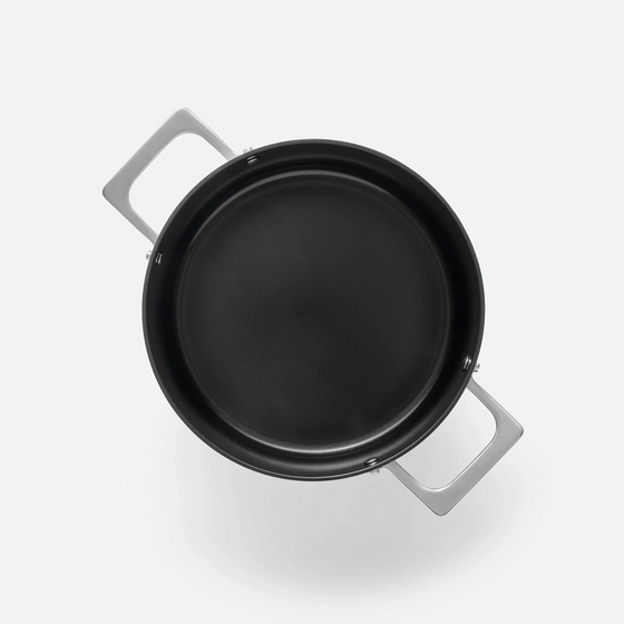 Fazék Meda 4.0, ø 24 cm (5,5 l) - Tapadásmentes fazék kerámia bevonattal fedővel, szürke