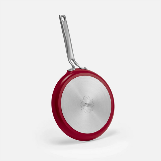 Palacsintasütő Meda 4.0, ø 26 cm - Tapadásmentes serpenyő kerámia bevonattal fedő nélkül, bordó