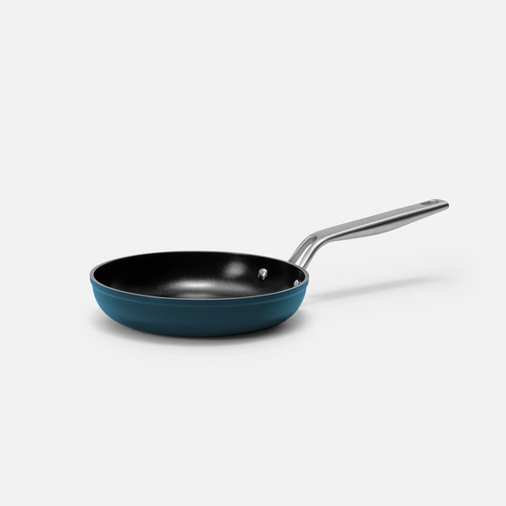 Serpenyő Meda 4.0, ø 20 cm - Tapadásmentes serpenyő kerámia bevonattal fedő nélkül, kék