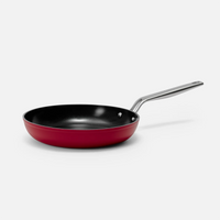 Serpenyő Meda 4.0, ø 26 cm - Tapadásmentes serpenyő kerámia bevonattal fedő nélkül, bordó