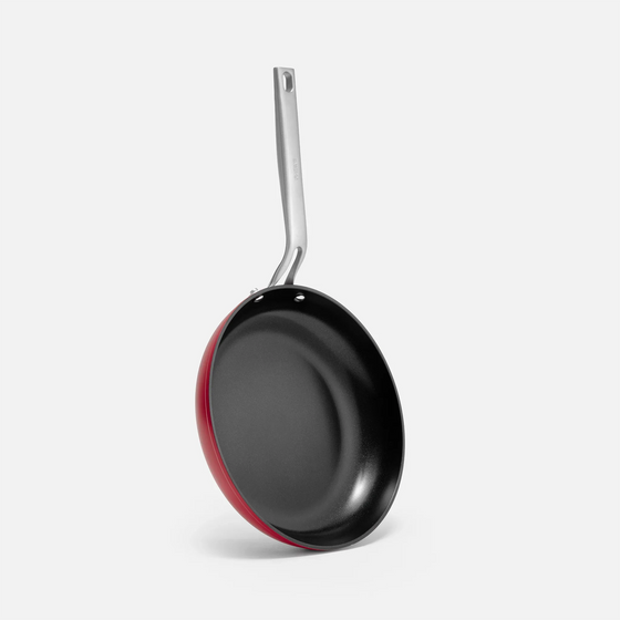 Serpenyő Meda 4.0, ø 26 cm - Tapadásmentes serpenyő kerámia bevonattal fedő nélkül, bordó