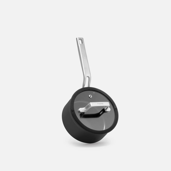 Edénykészlet Meda 4.0, 6 db - Edények tapadásmentes kerámia bevonattal, fekete