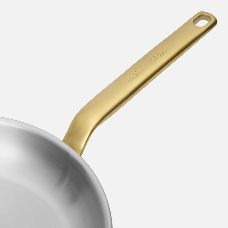 Serpenyő FABINI & Forejt, ø 26 cm - Szegecs nélküli, többrétegű rozsdamentes acél serpenyő, fedő nélkül
