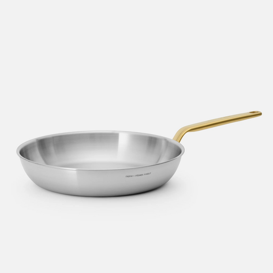 Serpenyő FABINI & Forejt, ø 30 cm - Szegecs nélküli, többrétegű rozsdamentes acél serpenyő, fedő nélkül