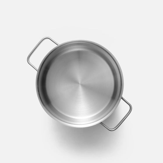 Edénykészlet Core Standard, 5 db - Szegecs nélküli, egyrétegű rozsdamentes acél edények