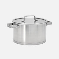 Lábas Core Standard, ø 24 cm (5,5 l) - Egyrétegű rozsdamentes acél lábas, fedővel