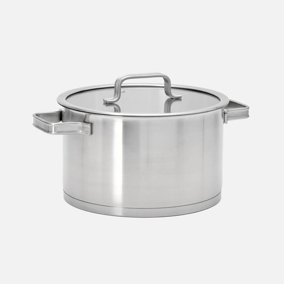 Lábas Core Standard, ø 24 cm (5,5 l) - Egyrétegű rozsdamentes acél lábas, fedővel