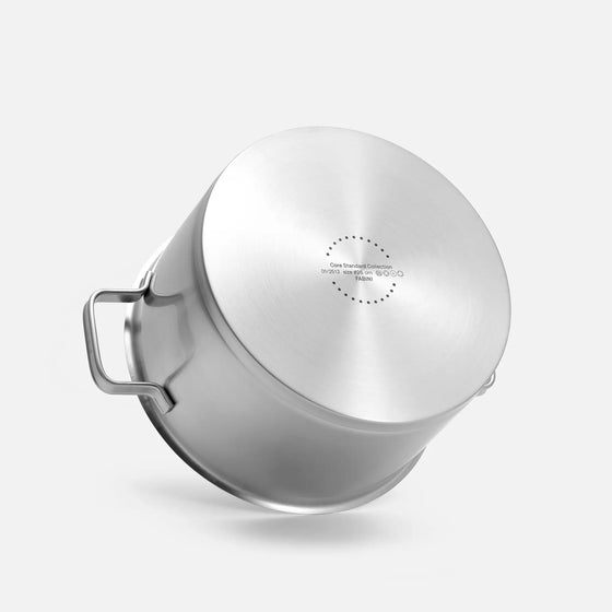 Lábas Core Standard, ø 26 cm (7 l) - Egyrétegű rozsdamentes acél lábas, fedővel