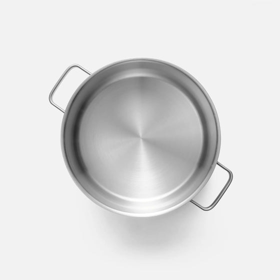 Lábas Core Standard, ø 26 cm (7 l) - Egyrétegű rozsdamentes acél lábas, fedővel