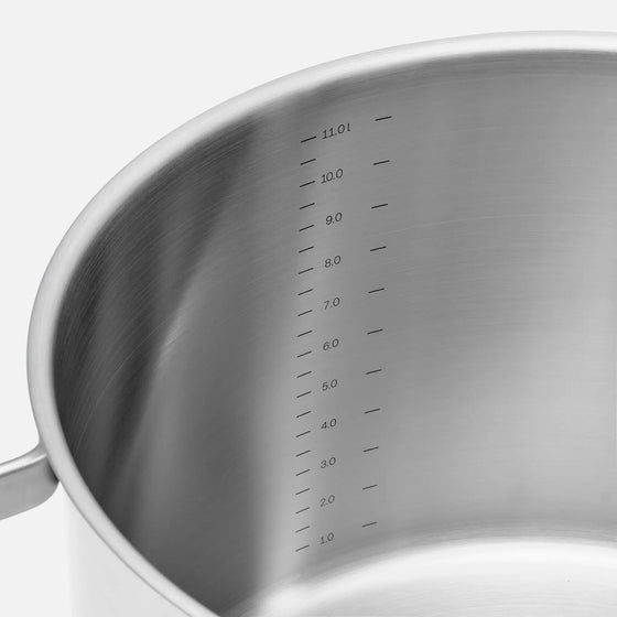 Lábas Core Standard, ø 28 cm (11 l) - Egyrétegű rozsdamentes acél lábas, fedővel