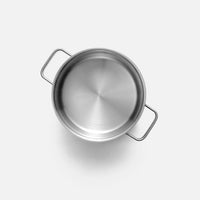 Lábas Core Standard, ø 18 cm (2 l) - Egyrétegű rozsdamentes acél lábas, fedővel