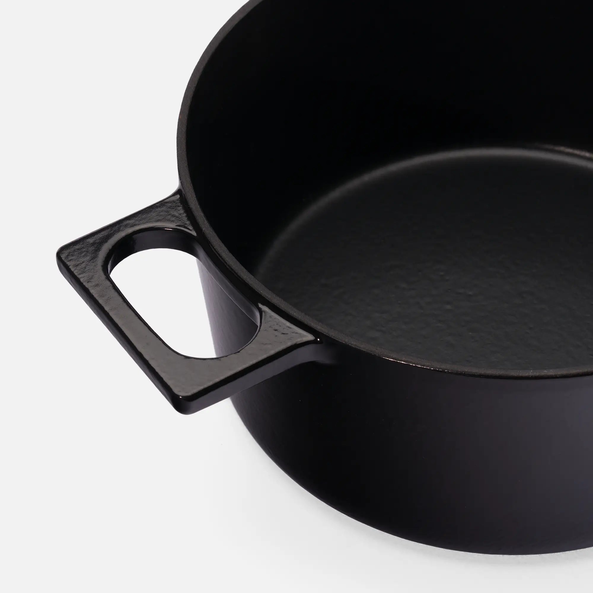 Lábas Mattia 3.0 Standard, ø 26 cm (5,5 l) - Zománcozott öntöttvas lábas fedővel, fényes fekete