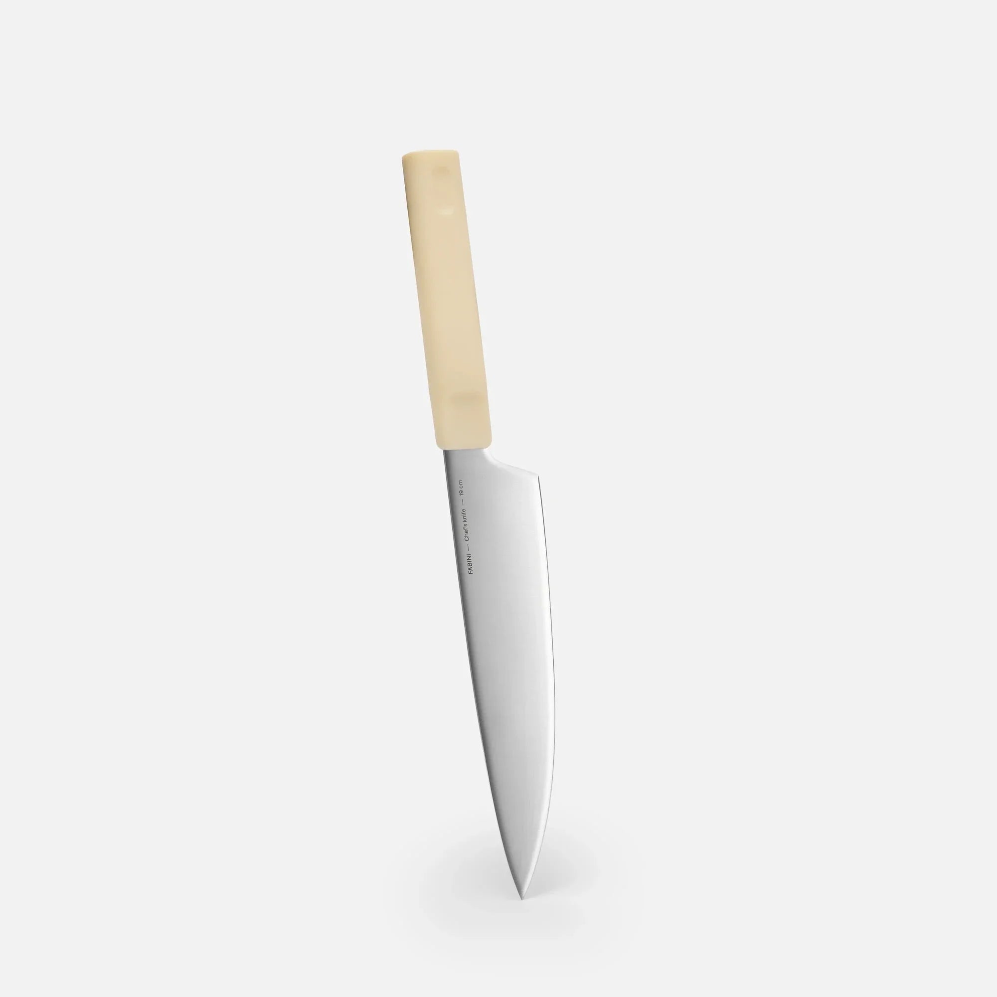 Nagy szakácskés Trino Economy, 19 cm - Kés német acélból, krémszínű