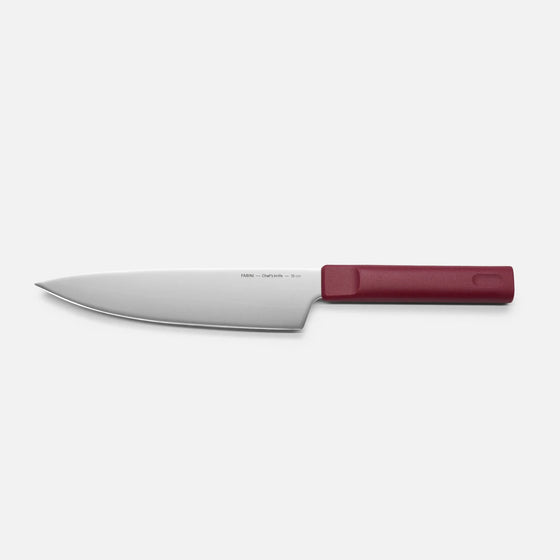 Nagy szakácskés Trino Economy, 19 cm - Kés német acélból, bordó