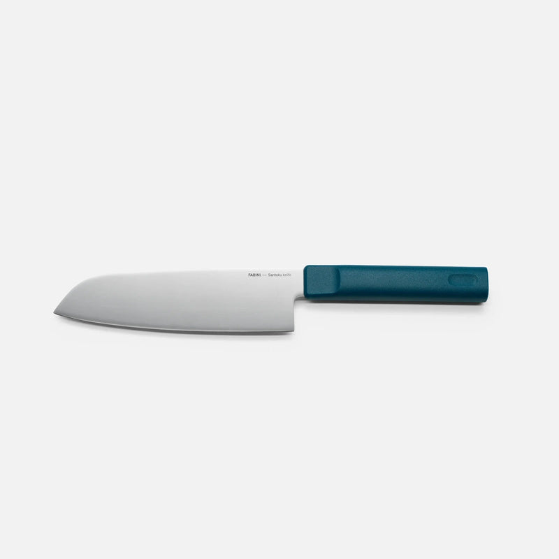 Santoku kés Trino Economy, 17 cm - Kés német acélból, kék