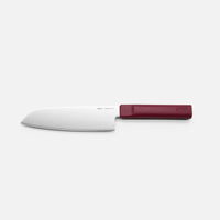 Santoku kés Trino Economy, 17 cm - Kés német acélból, bordó