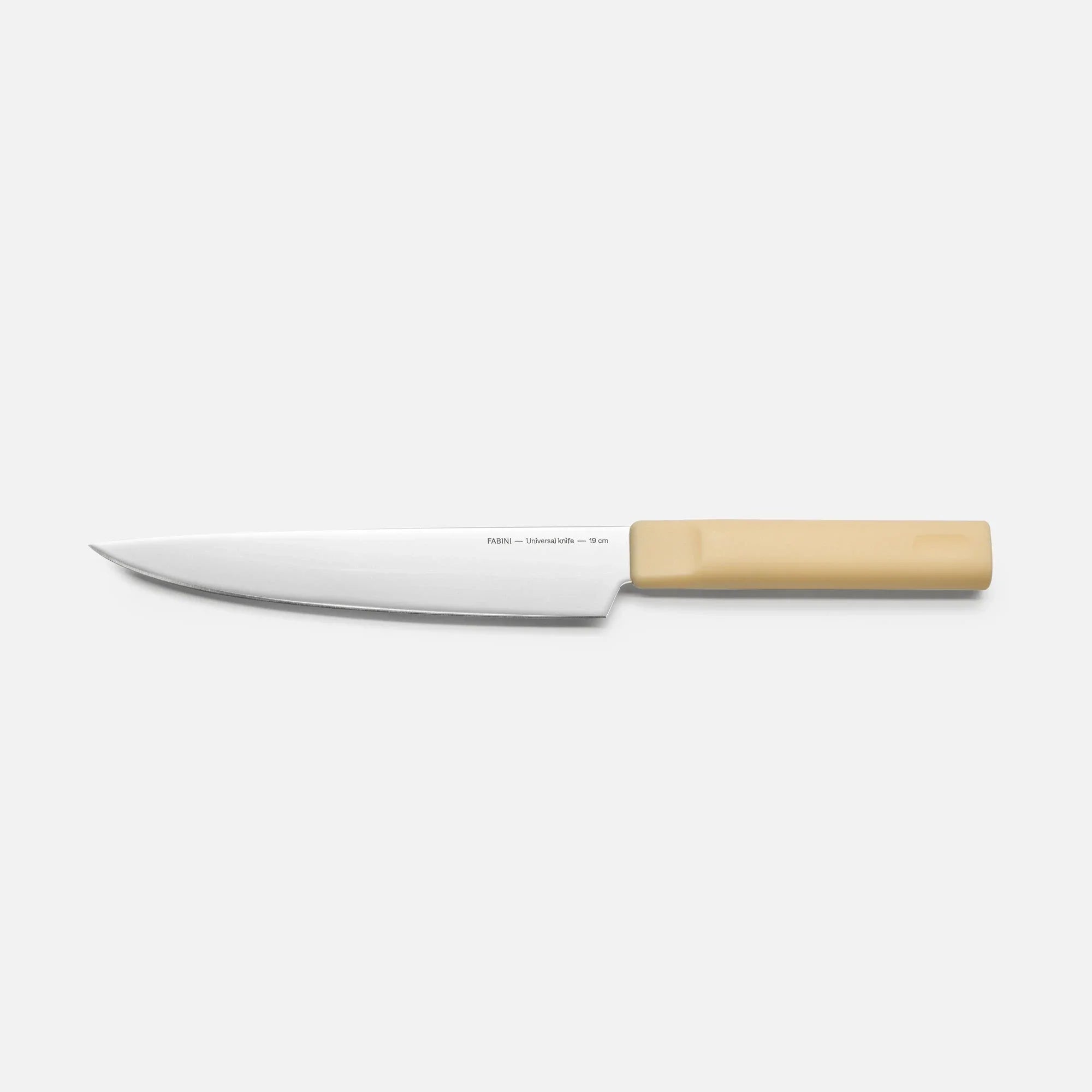 Univerzális kés Trino Economy, 19 cm - Kés német acélból, krémszínű