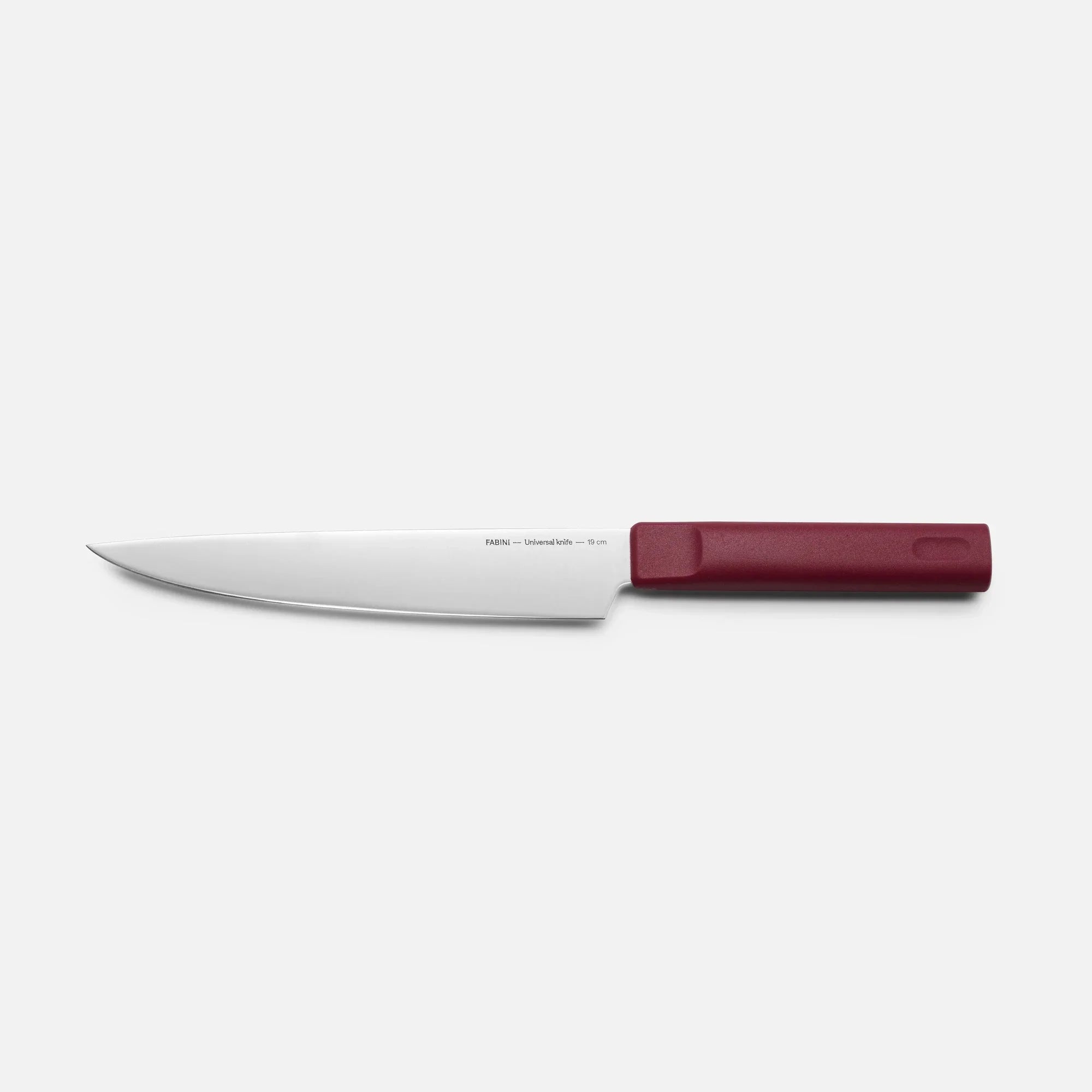 Univerzális kés Trino Economy, 19 cm - Kés német acélból, bordó