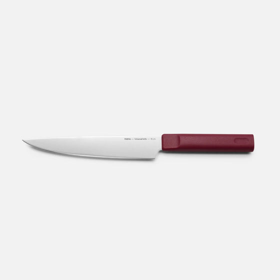 Univerzális kés Trino Economy, 19 cm - Kés német acélból, bordó
