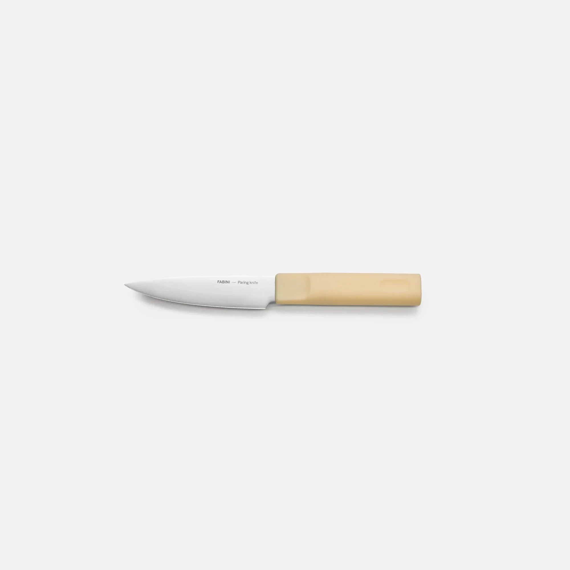 Zöldség- és tűzdelőkés Trino Economy, 10 cm - Kés német acélból, krémszínű