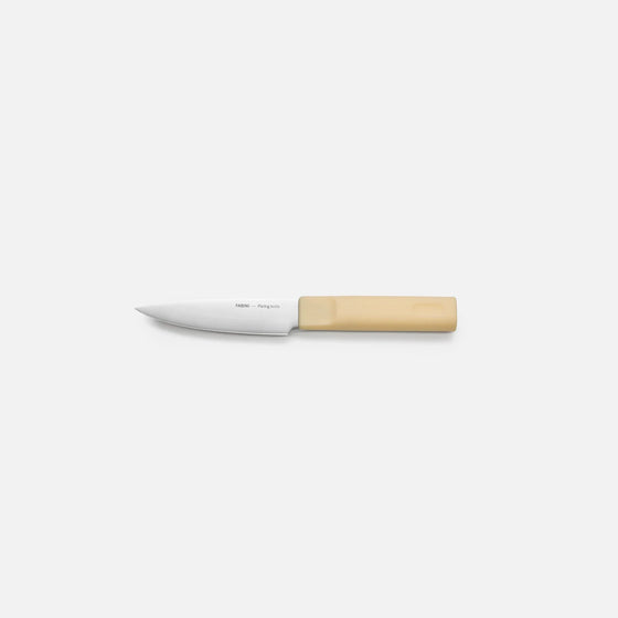 Zöldség- és tűzdelőkés Trino Economy, 10 cm - Kés német acélból, krémszínű