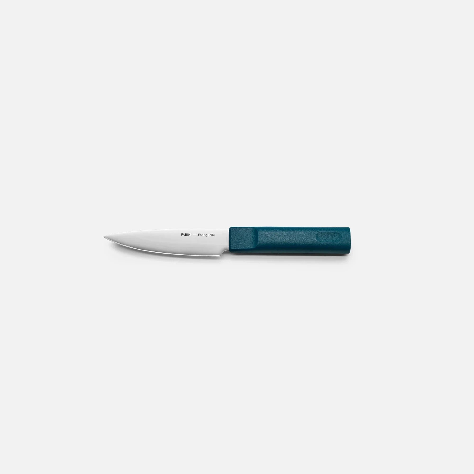 Zöldség- és tűzdelőkés Trino Economy, 10 cm - Kés német acélból, kék