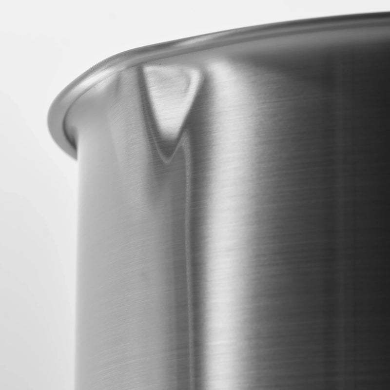 Tejforraló kiöntővel Solo, ø 14 cm (1,5 l) - Szegecs nélküli tejforraló többrétegű rozsdamentes acélból