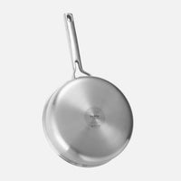 Mély serpenyő FABINI & Pohlreich, ø 24 cm (2,5 l) - Szegecs nélküli mély serpenyő ötrétegű rozsdamentes acélból, fedővel