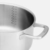 Alacsony ötrétegű rozsdamentes acélból készült lábas fedővel Ø 24 cm (4 l)