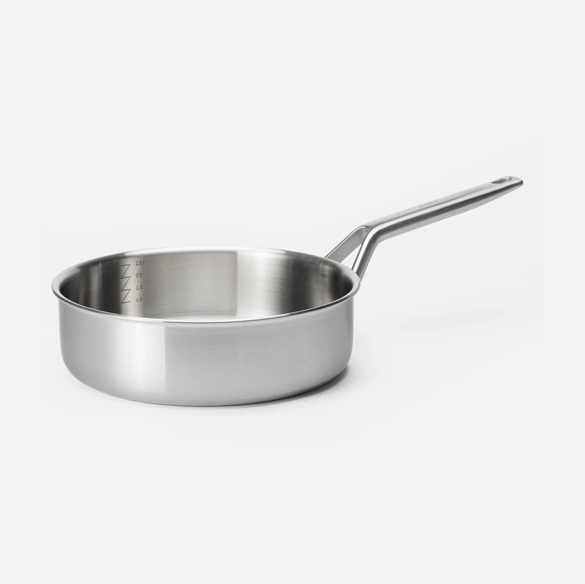 Mély serpenyő FABINI & Pohlreich 2.0, ø 24 cm (2,5 l) - Szegecs nélküli, többrétegű rozsdamentes acél serpenyő fedővel