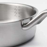 Serpenyő szett FABINI & Pohlreich 2.0, ø 24 cm + ø 26 cm, 4 db - Szegecs nélküli többrétegű rozsdamentes acél serpenyők