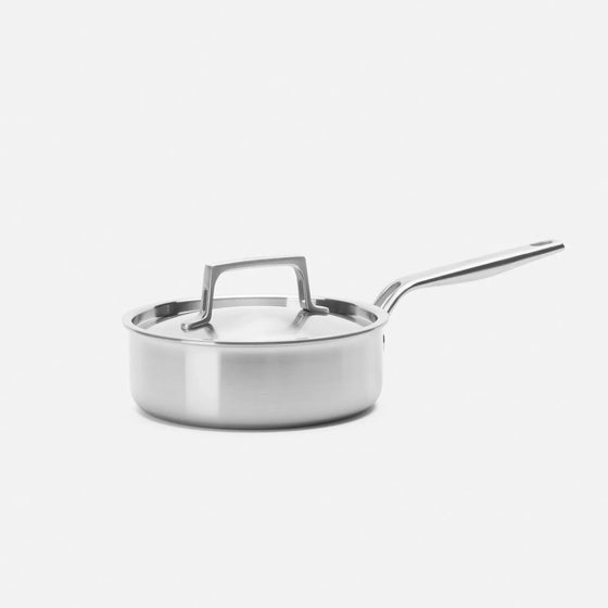 Mély serpenyő Lucca 4.0 Pro, ø 20 cm (1,5 l) - Szegecs nélküli mély serpenyő többrétegű rozsdamentes acélból, fedővel