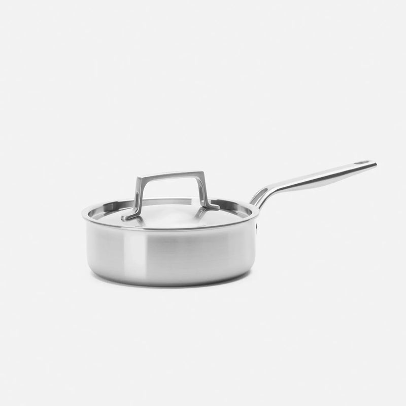 Mély serpenyő Lucca 4.0 Pro, ø 20 cm (1,5 l) - Szegecs nélküli mély serpenyő többrétegű rozsdamentes acélból, fedővel