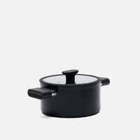 Fazék Meda 5.0 Economy, ø 20 cm (2,6 l) - Tapadásmentes kerámia bevonatú fazék fedővel, fekete