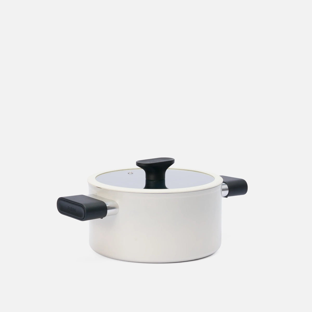Fazék Meda 5.0 Economy, ø 20 cm (2,6 l) - Tapadásmentes kerámia bevonatú fazék fedővel, krémszínű