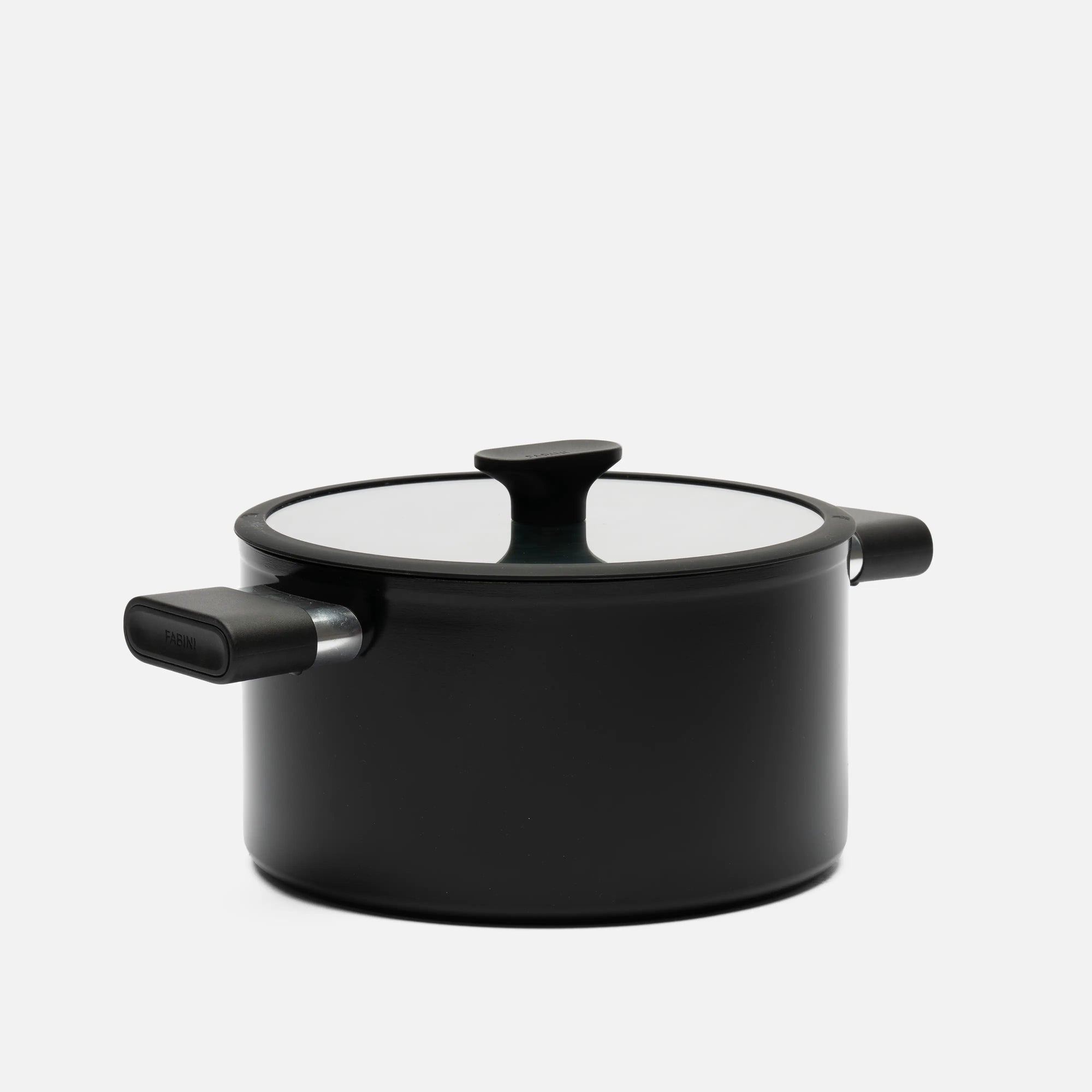 Lábas Meda 5.0 Economy, ø 24 cm (5,4 l) - Tapadásmentes kerámia bevonatú fazék fedővel, fekete