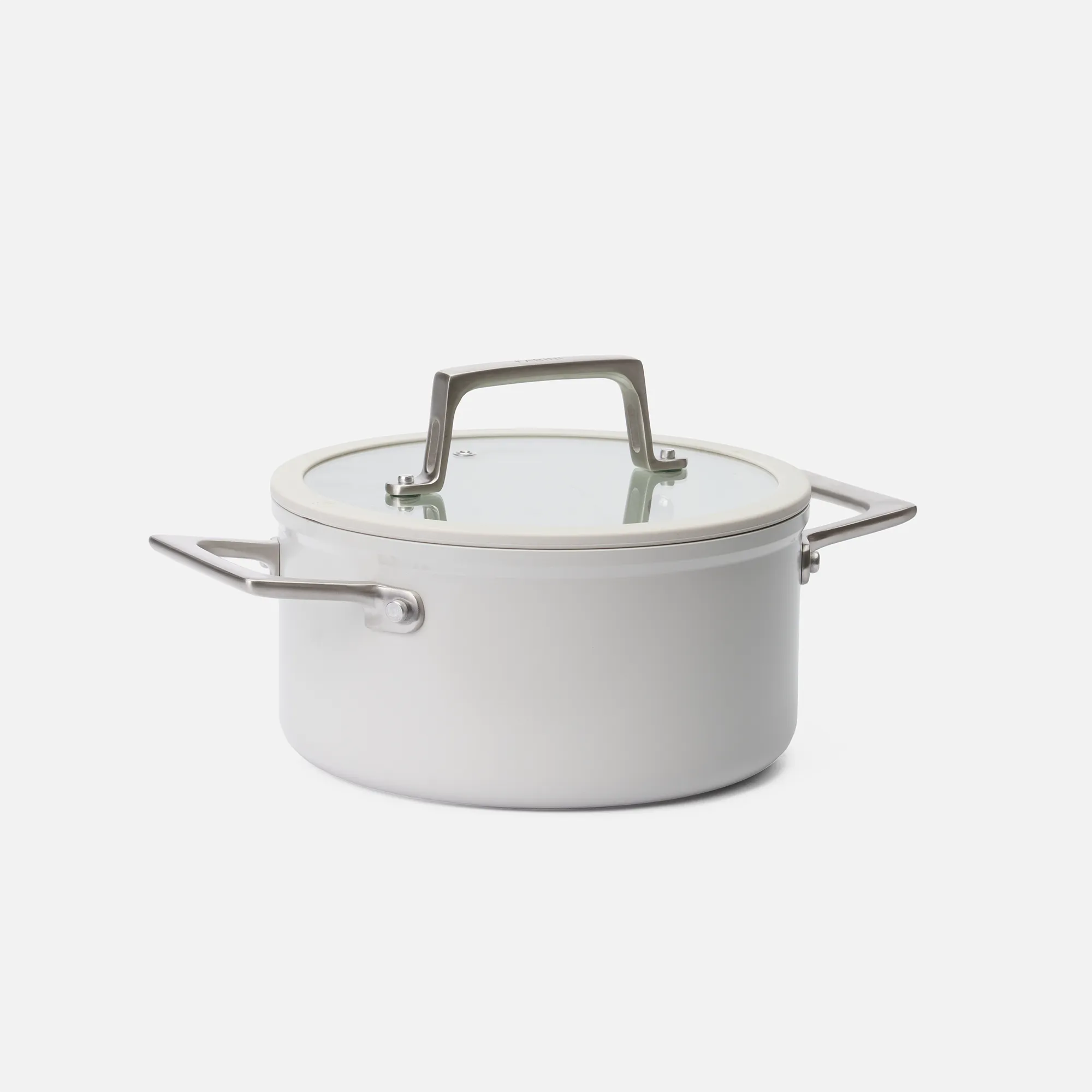 Fazék Meda 5.0 Pro, ø 20 cm (2,6 l) - Tapadásmentes fazék kerámia bevonattal fedővel, világosszürke