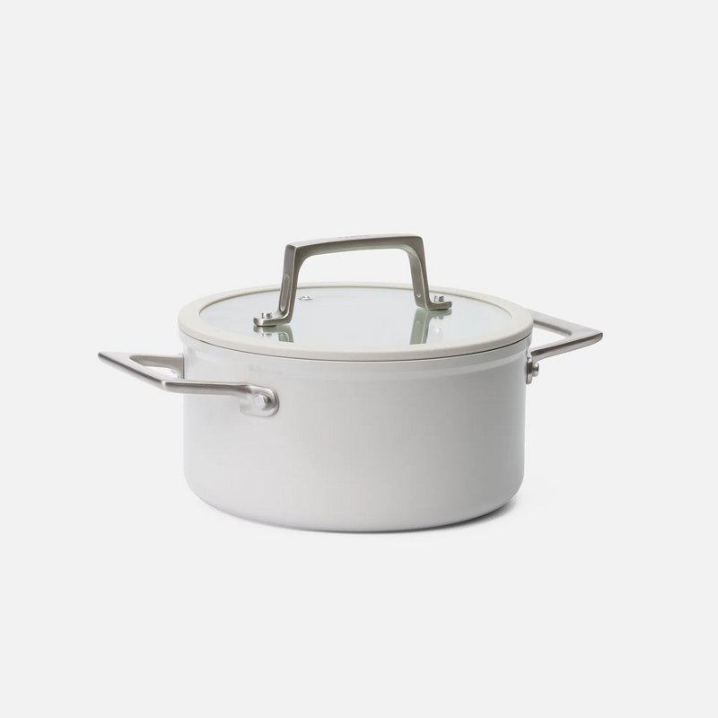 Fazék Meda 5.0 Pro, ø 20 cm (2,6 l) - Tapadásmentes fazék kerámia bevonattal fedővel, világosszürke