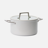 Lábas Meda 5.0 Pro, ø 24 cm (5,4 l) - Tapadásmentes lábas kerámia bevonattal fedővel, világosszürke