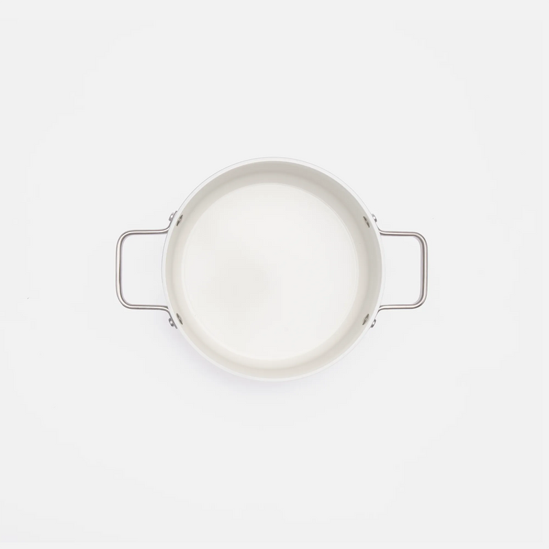Fazék Meda 5.0 Standard, ø 20 cm (2,6 l) - Tapadásmentes kerámia bevonatú fazék fedővel, krémszínű