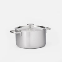 Lábas FABINI & Pohlreich 2.0, ø 24 cm (5,5 l) - Szegecs nélküli, többrétegű rozsdamentes acél fazék fedővel