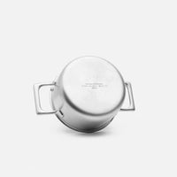 Fazék Lucca 4.0 Pro, ø 18 cm (2 l) - Szegecs nélküli fazék többrétegű rozsdamentes acélból, fedővel