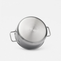Lábas Lucca 4.0 Standard, ø 24 cm (5,5 l) - Szegecs nélküli, többrétegű rozsdamentes acél lábas fedővel