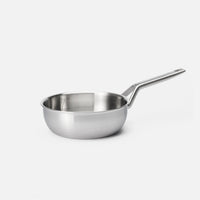 Kúp alakú nyeles lábas FABINI & Pohlreich 2.0, ø 20 cm (1,5 l) - Szegecs nélküli, többrétegű rozsdamentes acél nyeles lábas fedővel