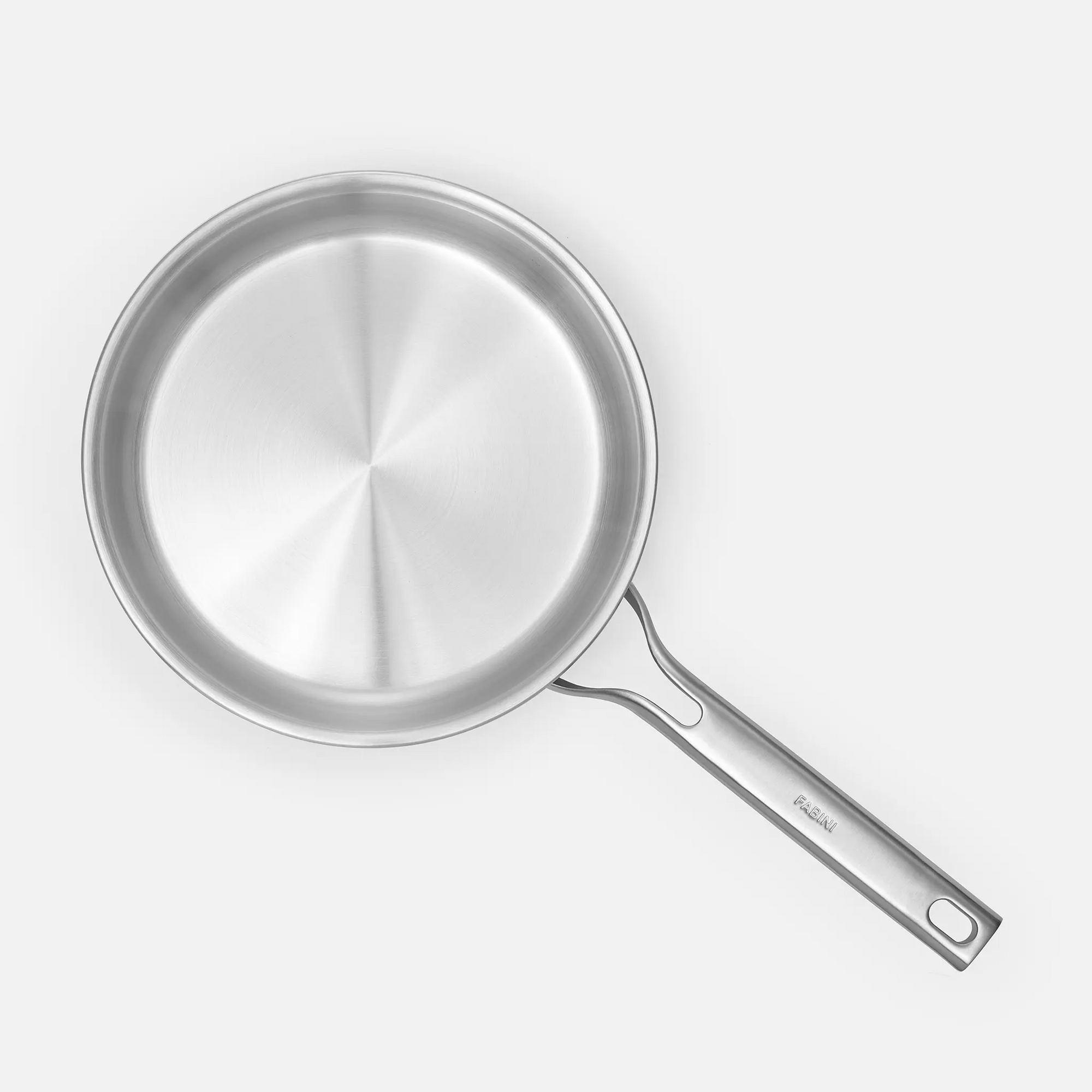Mély serpenyő Lucca 3.0 Pro, ø 24 cm (2,5 l) - Szegecs nélküli, rozsdamentes acél mély serpenyő fedővel
