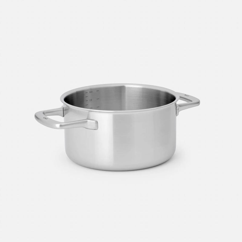Lábas Lucca 3.0 Pro, ø 20 cm (3 l) - Szegecs nélküli, többrétegű rozsdamentes acél lábas fedővel