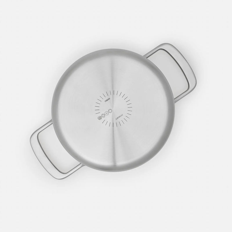 Lábas Lucca 3.0 Pro, ø 20 cm (3 l) - Szegecs nélküli, többrétegű rozsdamentes acél lábas fedővel